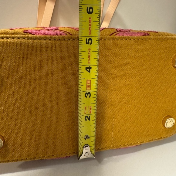 Spartina 449 Embroidered Fringe Pom Pom Tote - Picture 11 of 16